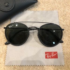 Ray Ban Double Bridge Polarized Sunglasses